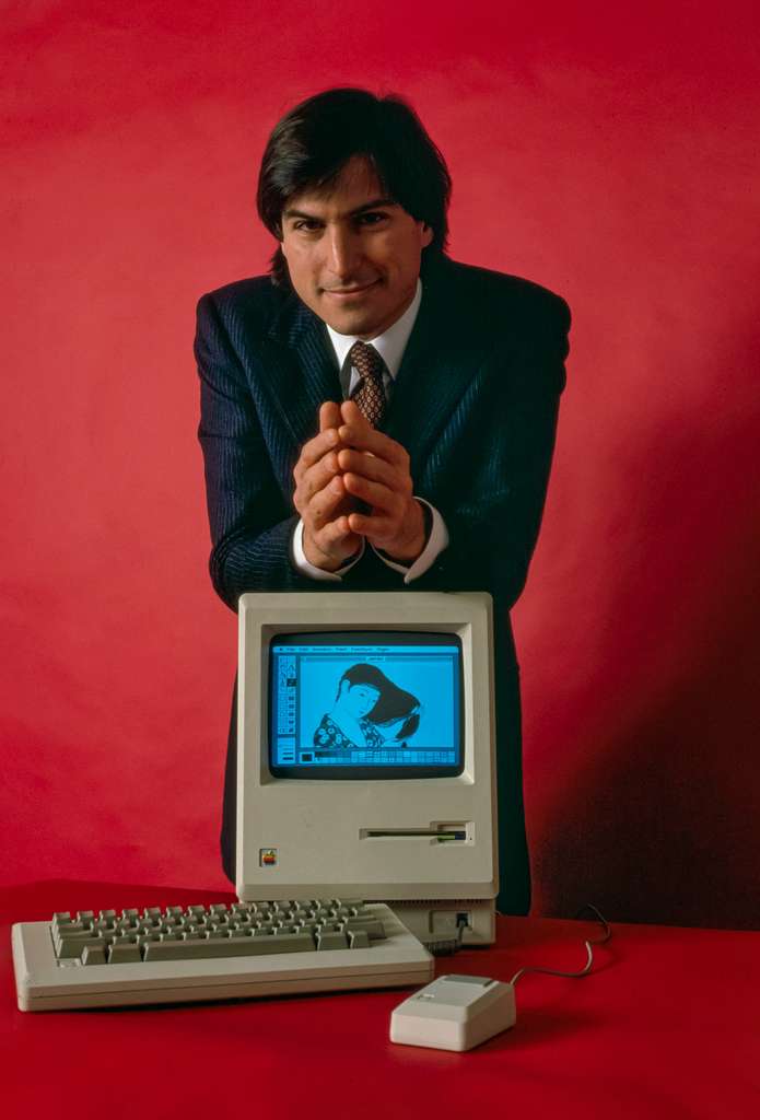 Primer Macintosh con Steve Jobs