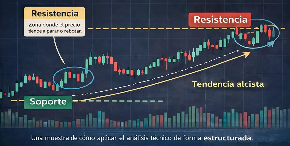 Análisis Técnico De Los Mercados Financieros, De John J. Murphy: Review Y Guía Práctica 4 Ejemplo De Análisis Técnico Con Tendencia, Soporte Y Resistencia Siguiendo El Enfoque De John J. Murphy